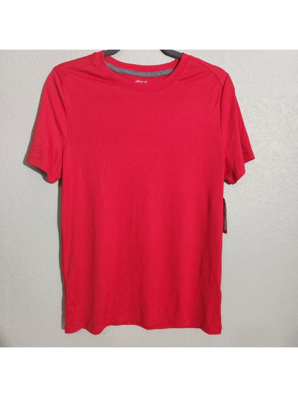 BCG Mens Red Crew-Neck XL Training T-Shirt Moisture-Wicking